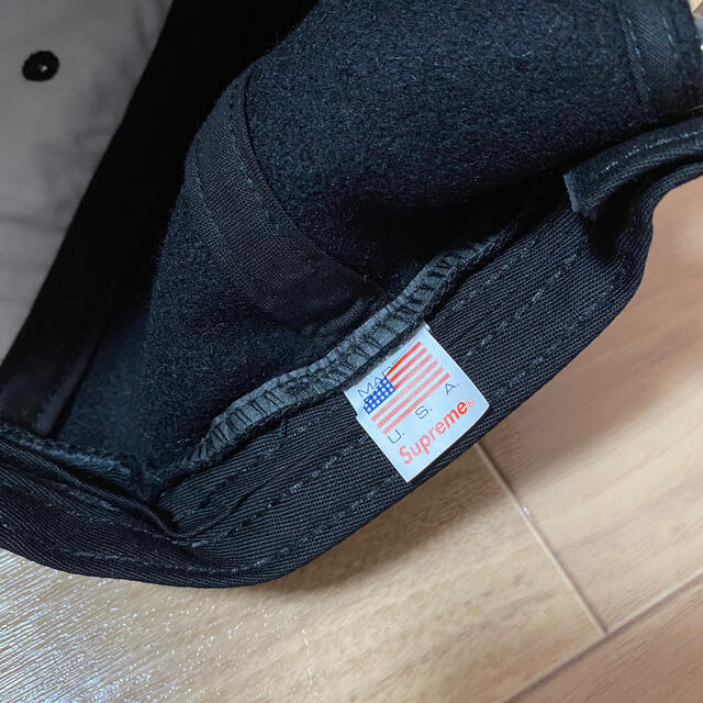 Supreme(シュプリーム)のslogo cap wool black メンズの帽子(キャップ)の商品写真