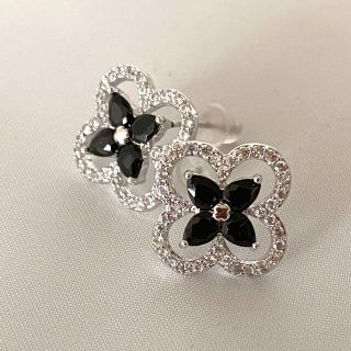 ブラック ストーン  ピアス ペア(ピアス)