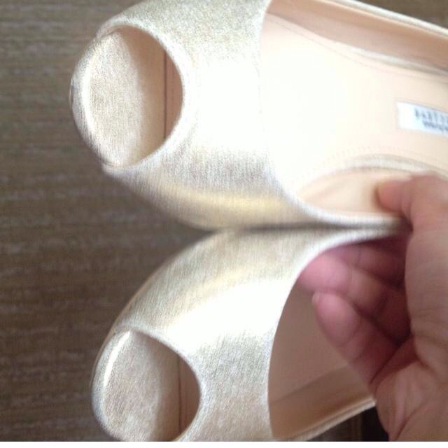 EVOLウェッジパンプス☆ゴールド☆春物 レディースの靴/シューズ(ハイヒール/パンプス)の商品写真