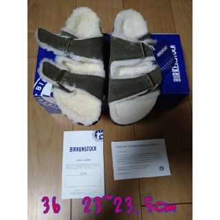 ビルケンシュトック(BIRKENSTOCK)の【新品未使用】ビルケンシュトック アリゾナ ボア  36 23cm～23.5cm(サンダル)