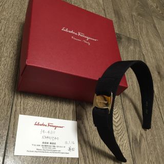 サルヴァトーレフェラガモ(Salvatore Ferragamo)のフェラガモカチューシャ 正規品(カチューシャ)