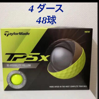 テーラーメイド(TaylorMade)のテーラーメード ゴルフボール TP5X イエロー 4ダース(クラブ)