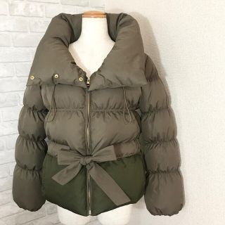 ダブルスタンダードクロージング(DOUBLE STANDARD CLOTHING)の1000円引！美品 ダブルスタンダード 高密度サテンダウンジャケット M (ダウンジャケット)