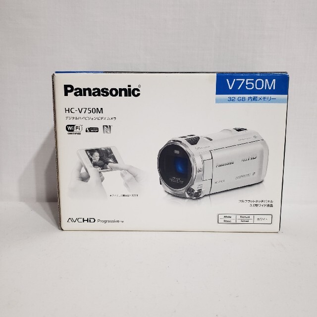 カメラ美品 Panasonic HC-V750M デジタルハイビジョンビデオカメラ