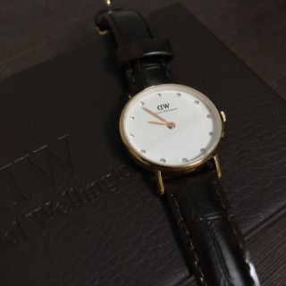 ダニエルウェリントン(Daniel Wellington)の確実正規＊26mm＊スワロ＊ブラウン(腕時計)