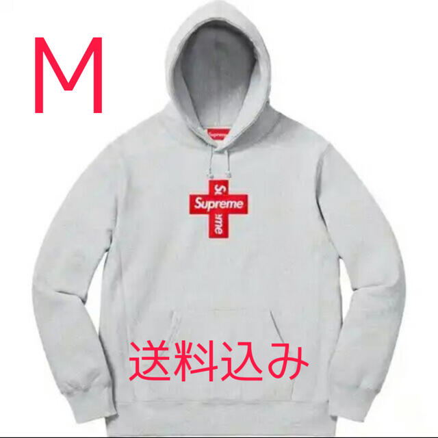 Cross Box Logo Hooded Sweatshirt ボックス M