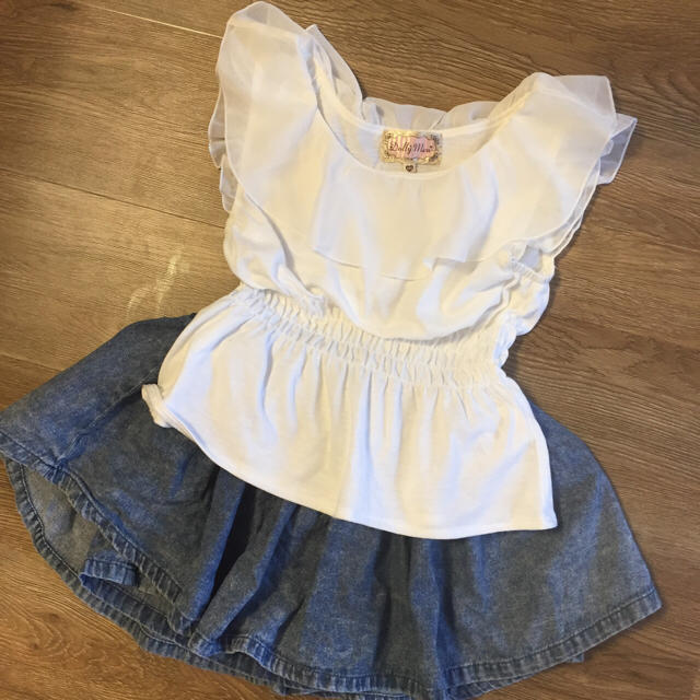 CECIL McBEE(セシルマクビー)のドーリーミュウ トップス キッズ/ベビー/マタニティのキッズ服女の子用(90cm~)(Tシャツ/カットソー)の商品写真