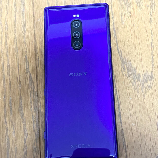 Xperia 1  purple SOV 40 本体のみ　SIMロック解除