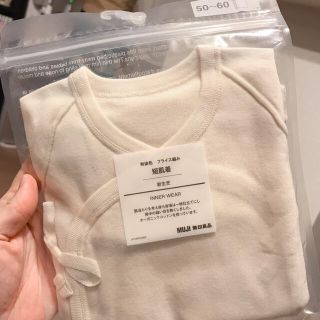 ムジルシリョウヒン(MUJI (無印良品))の無印良品 新生児 短肌着(肌着/下着)