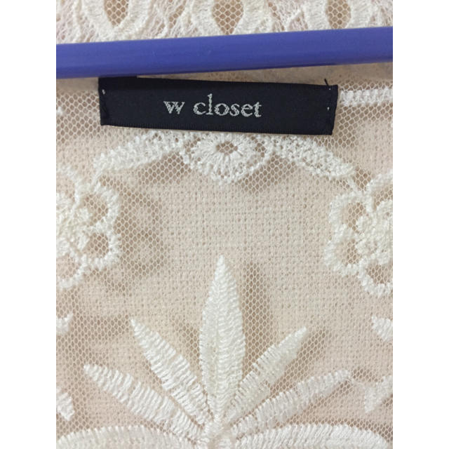 w closet(ダブルクローゼット)のw closet ／レースガウン レディースのトップス(カーディガン)の商品写真