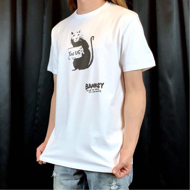 新品 映える グラフィティ ストリート アート Tシャツ BANKSY