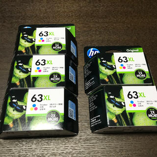 ヒューレットパッカード(HP)のインク カートリッジ ヒューレットパッカード F6U63AA HP63XL 5個(オフィス用品一般)