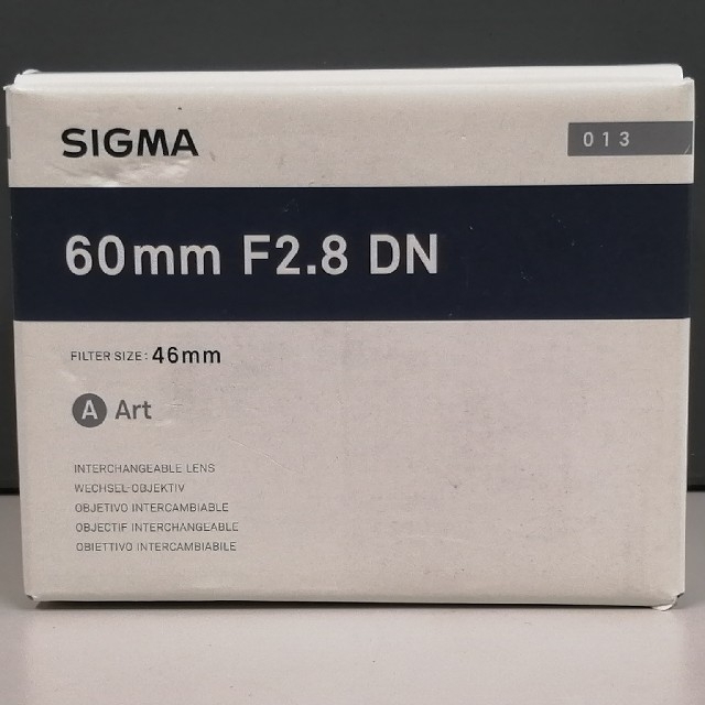 SIGMA 60mm f2.8 DN Art マイクロフォーサーズマウント