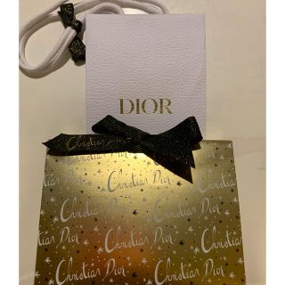 クリスチャンディオール(Christian Dior)のディオール ギフトボックス 2020ホリデー ゴールド(ショップ袋)