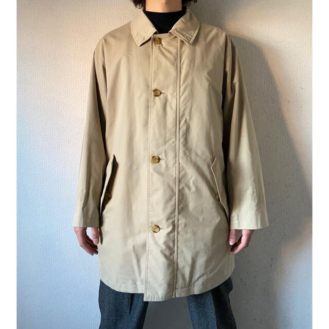 vintage Aquascutum 1枚袖?? ベージュ ステンカラーコート