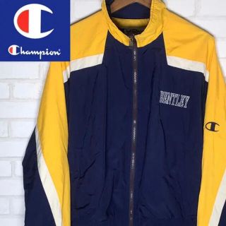 チャンピオン(Champion)のチャンピオン　ナイロンジャケット　バスケジャージ　青　ブルー　黄色　イエロー(ナイロンジャケット)