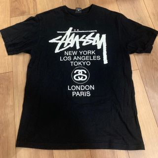 ステューシー(STUSSY)のStussy スチューシー Tシャツ Black Mサイズ(Tシャツ/カットソー(半袖/袖なし))