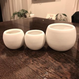 ムジルシリョウヒン(MUJI (無印良品))の【送料込】無印良品　アクアポット　植木鉢カバー　3個セット(プランター)