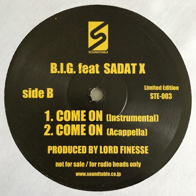 B.I.G. Feat Sadat X - Come On