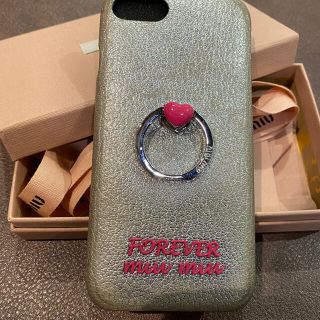 ミュウミュウ(miumiu)の最終値下げ　ミュウミュウ　iPhoneケース(iPhoneケース)