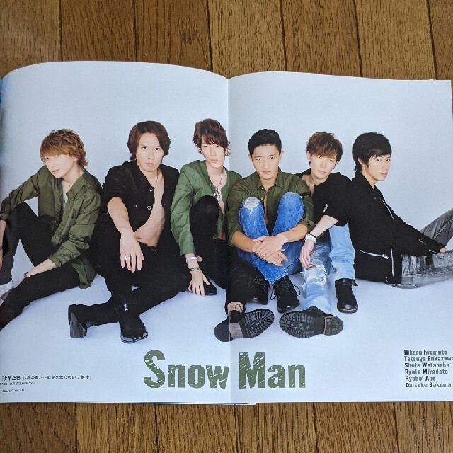 Johnny's(ジャニーズ)のSnow Man ＆ SixTONES 少年たち対談「POTATO」雑誌 エンタメ/ホビーの雑誌(その他)の商品写真