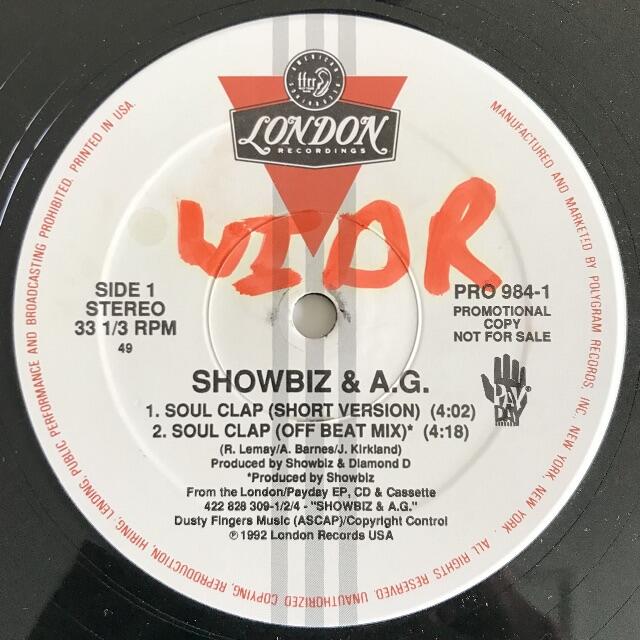 ヒップホップ+ラップ Showbiz & A.G.-Soul Clap / Party Groove