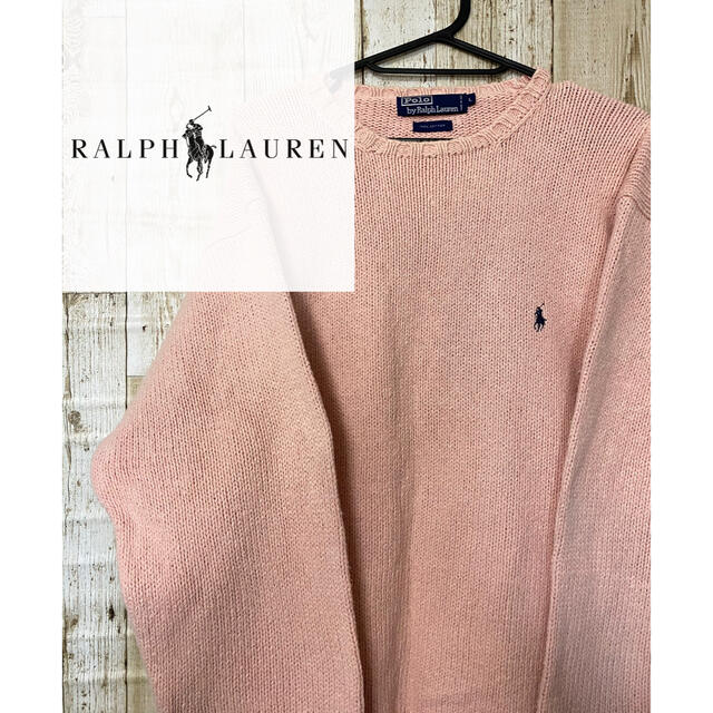 POLO RALPH LAUREN(ポロラルフローレン)のPolo Ralph Lauren ラルフローレン　コットンニット メンズのトップス(ニット/セーター)の商品写真