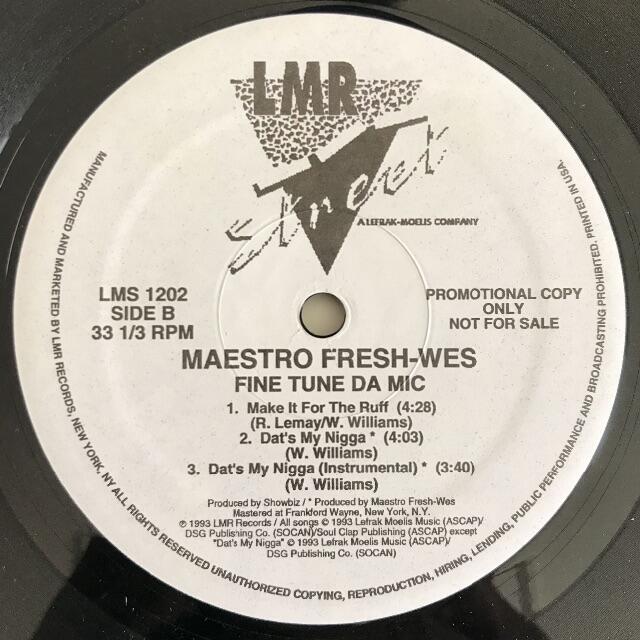マイナーラップMaestro Fresh-Wes - Fine Tune Da Mic