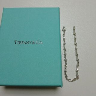 ティファニー(Tiffany & Co.)のtiffany ハードウェア　マイクロリンクブレスレットm シルバー925(ブレスレット/バングル)