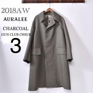 「AURALEE オーラリーDOUBLE FACE CHECK LONG COAT」に