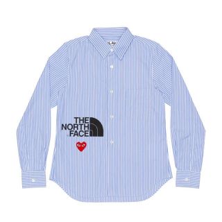 コムデギャルソン(COMME des GARCONS)の【新品未使用Lサイズ】コムデギャルソン　ノースフェイス　Play Cdg(シャツ)