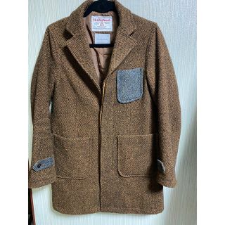 ハリスツイード(Harris Tweed)の美品　ハリスツイード×セブンデイズサンデイ　ブラウン　コート　冬物(トレンチコート)