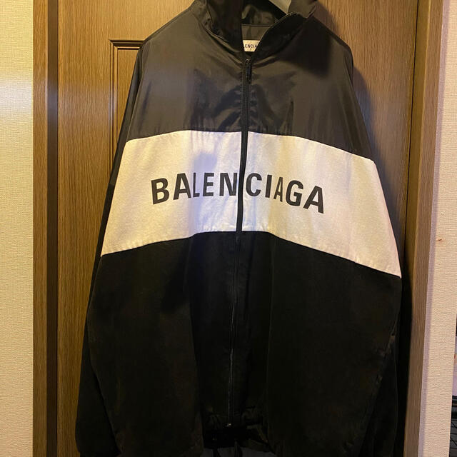 新品 Balenciaga - BALENCIAGA デニムトラックジャケット ナイロン