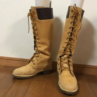 ティンバーランド(Timberland)のティンバーランド　レースアップロングブーツ　6M 23cm 安室奈美恵(ブーツ)