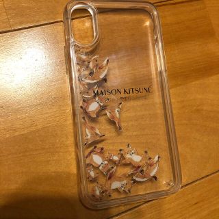 メゾンキツネ(MAISON KITSUNE')のiPhone ケース　メゾンキツネ　iPhoneX XS ヨガ　正規品(iPhoneケース)