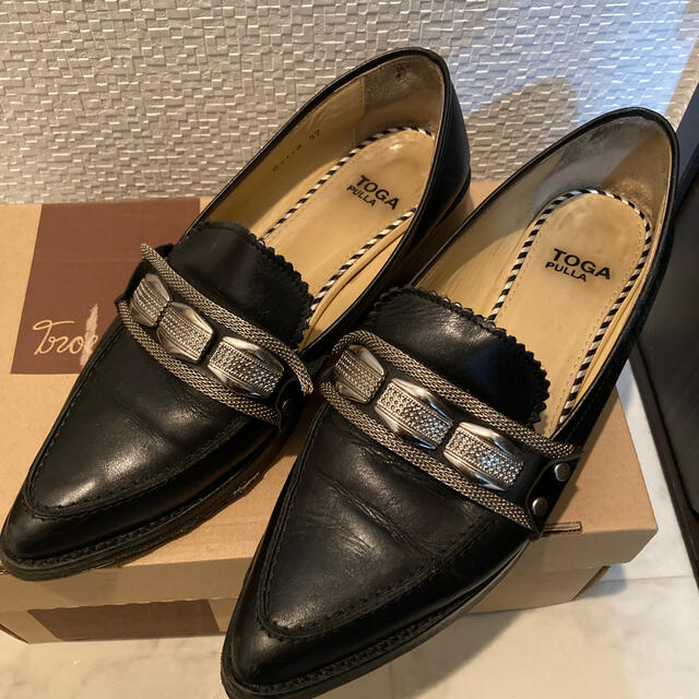 Toga Pulla トーガ プルラ メタル ローファー 37 Oq4wrvamod 靴 シューズ Peeblesplants Co Za