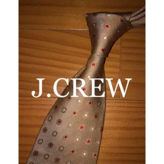 ジェイクルー(J.Crew)の大幅値下げ　美品　J.CREW  ベージュデザインドット(ネクタイ)