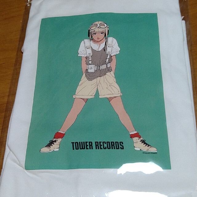 江口寿史×TOWER RECORDS　Tシャツ　XL　ストップ!!ひばりくん！Tシャツ/カットソー(半袖/袖なし)