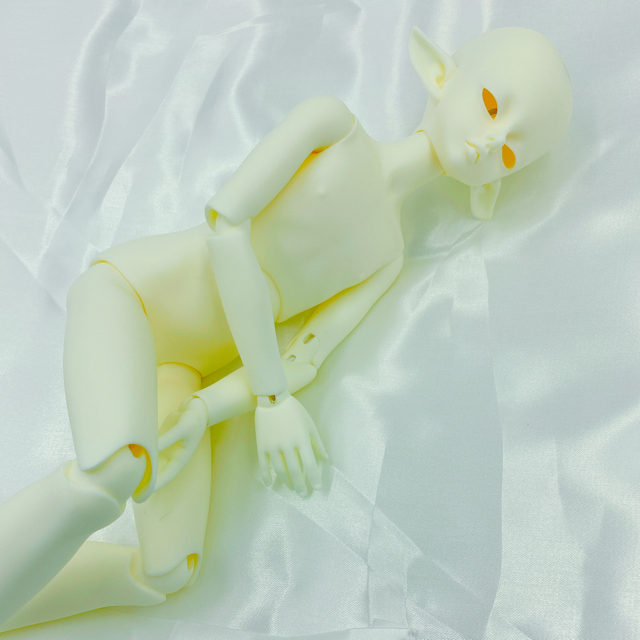 ●新品未使用●bjd sd●1/4ボディ●素体●ホワイト●ドール●カスタム用 2