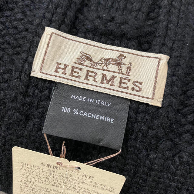 Hermes(エルメス)のエルメス カシミアマフラー シェーヌダンクル メンズのファッション小物(マフラー)の商品写真