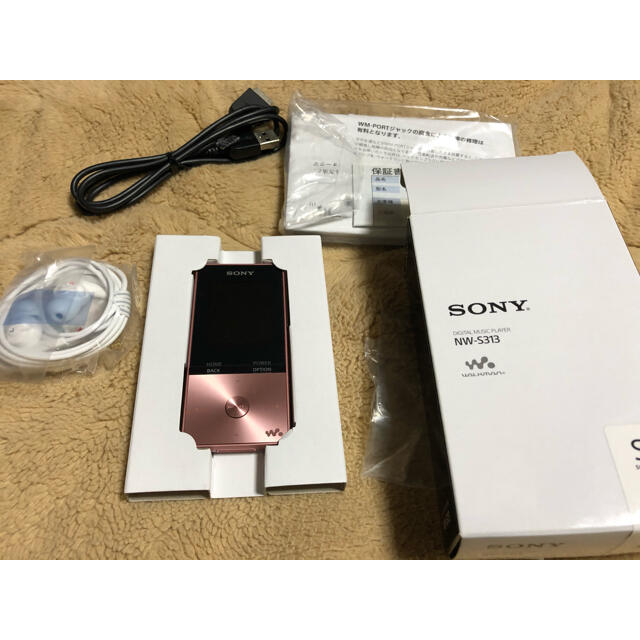 sony nw-s313 ライトピンク