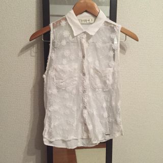 アバクロンビーアンドフィッチ(Abercrombie&Fitch)のアバクロ ノースリーブシャツ(シャツ/ブラウス(半袖/袖なし))