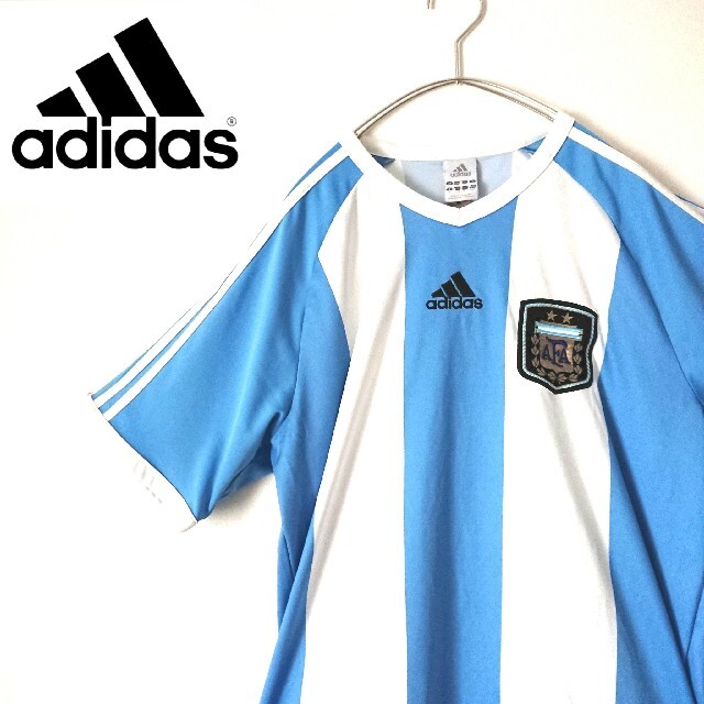 Adidas Adidas アディダス アルゼンチン代表 シャツ Afa サッカーユニフォームの通販 By 古着屋 M Li メンズ レディース アイテム Shop アディダスならラクマ