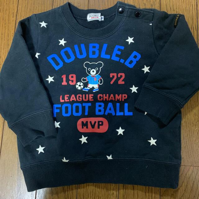 DOUBLE.B(ダブルビー)のりんりん様　専用　DOUBLE.B スウェット  キッズ/ベビー/マタニティのキッズ服男の子用(90cm~)(Tシャツ/カットソー)の商品写真