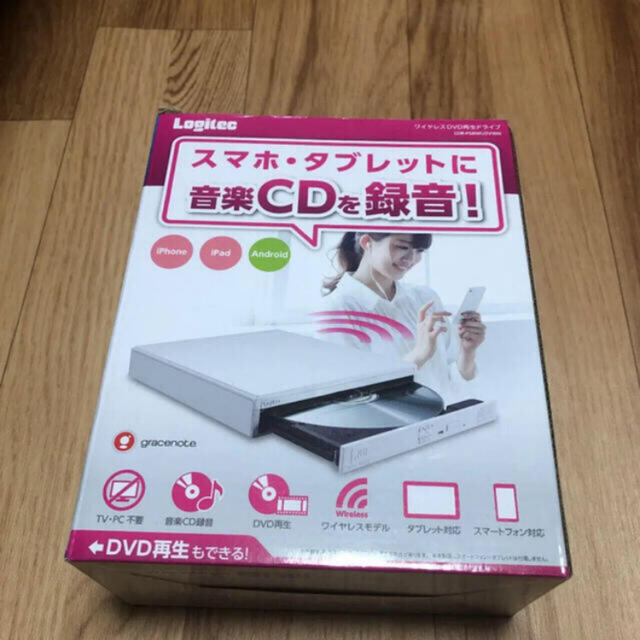 Logitec DVD再生 CD録音 WiFiモデル