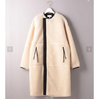 ハイク(HYKE)の新品未使用　HYKE FAUX SHEARLING COAT ボアコート(ロングコート)