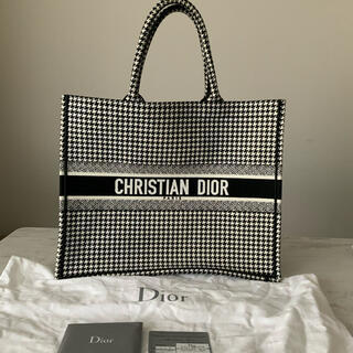 Christian Dior - Dior ディオール book tote ブックトート 千鳥格子 ...