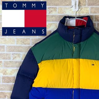 トミー(TOMMY)のイッヌ様専用 トミージーンズ 刺繍ロゴ ゆるだぼ 90s ダウン ジャケット(ダウンジャケット)