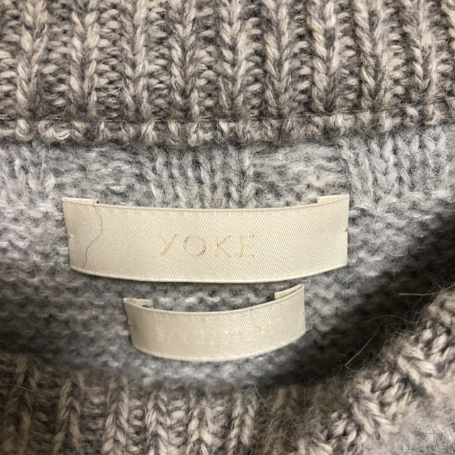 YOKE 20aw CROSSING CABLE CREW NECK KNIT