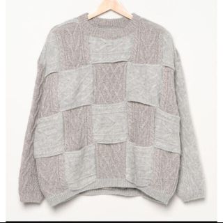 サンシー(SUNSEA)のYOKE 20aw CROSSING CABLE CREW NECK KNIT(ニット/セーター)